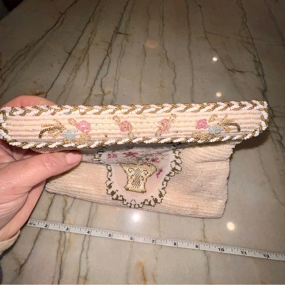 Antique Handmade in France Gorgeous purse.Elegant & very rare.Unique Beautiful - Picture 6 of 9